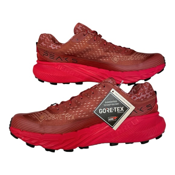 Size 12 - Merrell AGILITY PEAK 5 GTX RED OXIDE Gore Tex running shoes - Picture 2 of 8